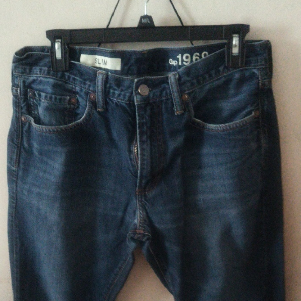 Gap 1969 Men's Dark Blue Slim Jeans